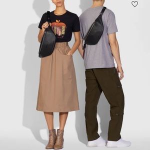 Coach Black League Belt Bag